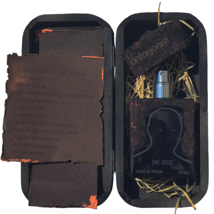 Handmade artisanal bottle – The Void fragrance, smoky and intense