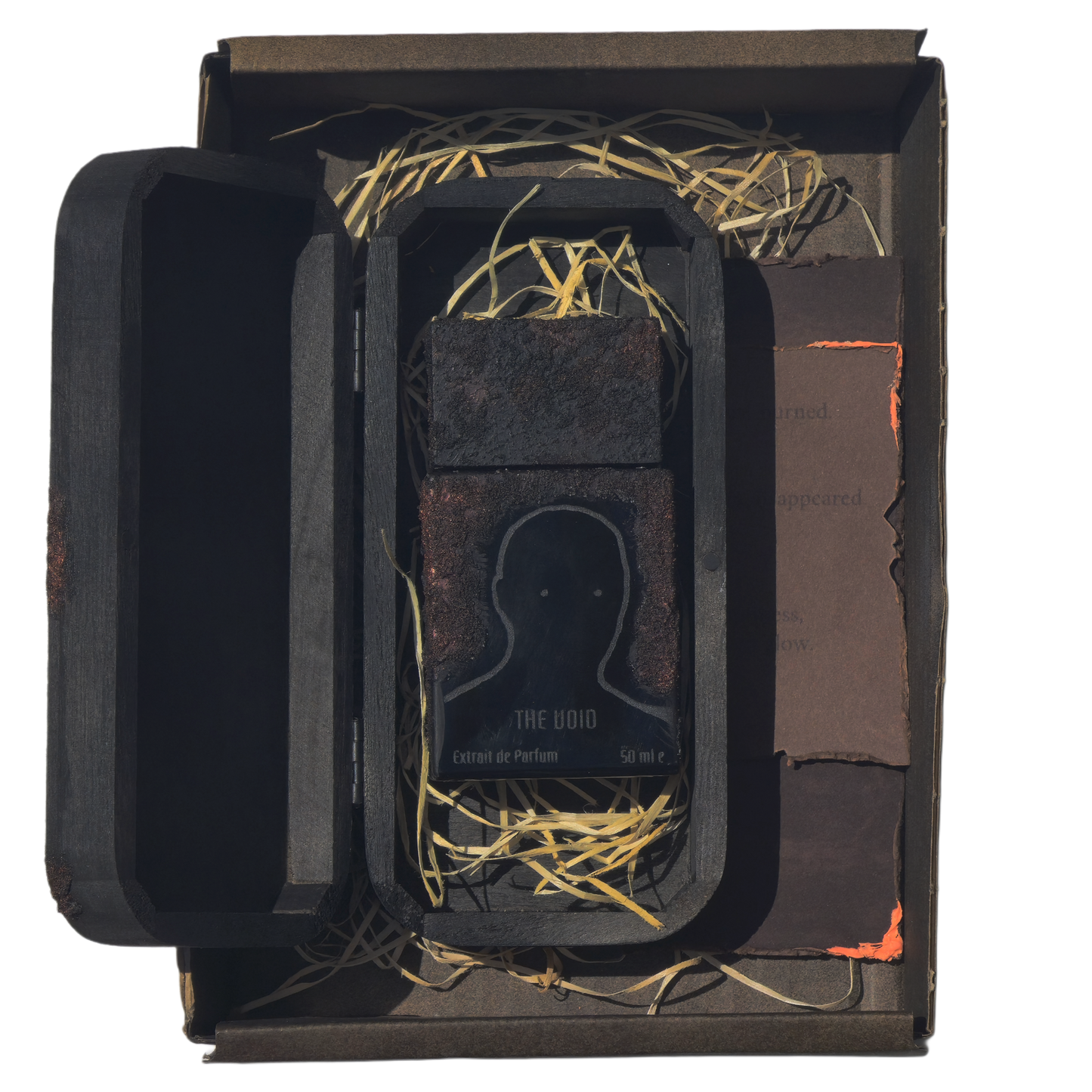 The Void perfume bottle – ultra-niche artisanal scent with smoky notes