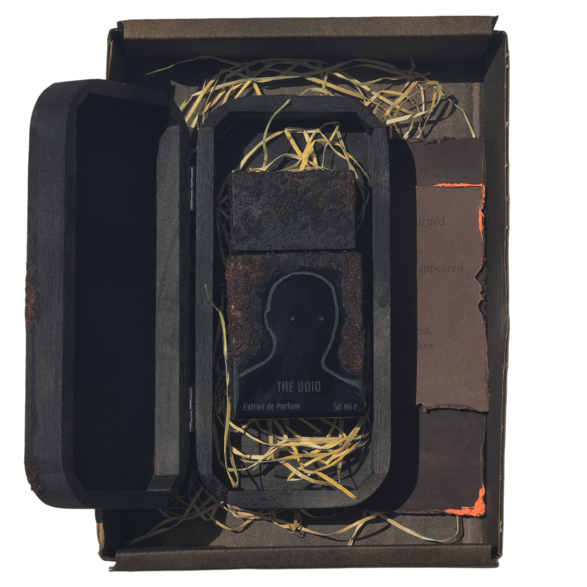 The Void perfume bottle – ultra-niche artisanal scent with smoky notes