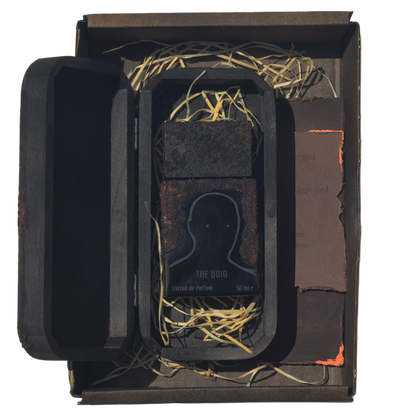 The Void perfume bottle – ultra-niche artisanal scent with smoky notes